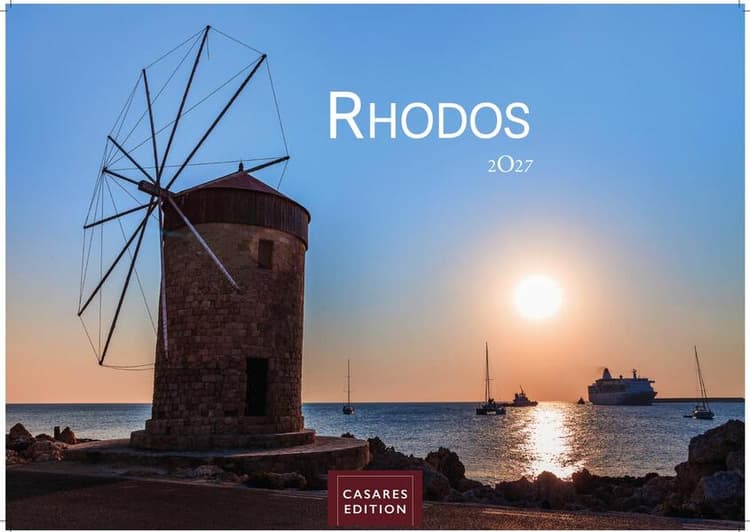 Rhodos Kalender 2027 - Wandkalender | Fotokalender Griechenland 24x35cm, Premium Qualität, Urlaub, Ferien, Reise & Lifestyle - Perfekt für Rodos Fans & Reisebegeisterte