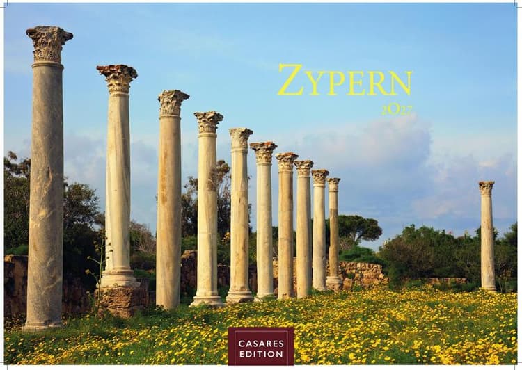 Zypern Kalender 2027 - Wandkalender | Fotokalender Mittelmeer 24x35cm - Wunderschöne Fotografien von Zypern, Monat für Monat