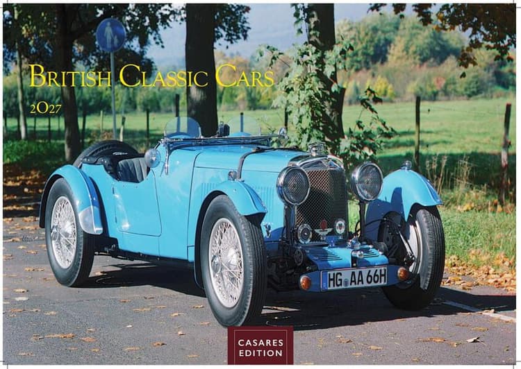 British Classic Cars Kalender 2027 - Wandkalender | Fotokalender Englische Oldtimer 24x35cm - Eleganz der Britischen Oldtimer