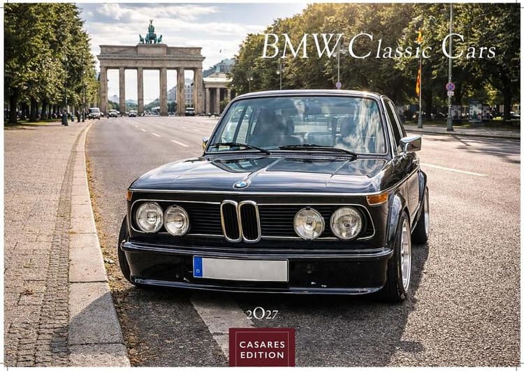 BMW Classic Cars Kalender 2027 - Wandkalender | Fotokalender Oldtimer 24x35cm BMW Oldtimer - Hochwertiger Oldtimer Kalender
