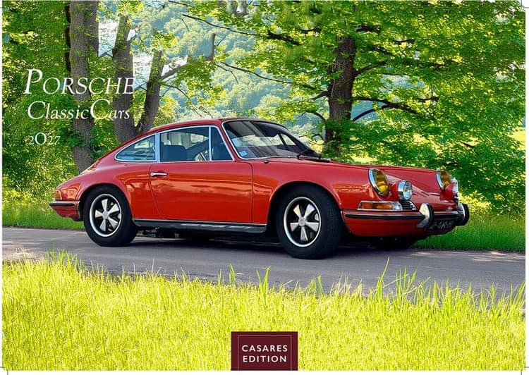 Porsche Classic Cars Kalender 2027 - Wandkalender | Fotokalender Oldtimer 35x50cm Großformat- Porsche Oldtimer - Zeitloser klassischer Luxus