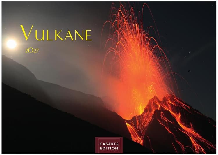 Vulkane Kalender 2027 - Wandkalender | Fotokalender Naturkalender 35x50cm Grosses Format | . mit atemberaubenden Vulkan- und Naturfotografien | Perfekt für Vulkanliebhaber & Naturschätze