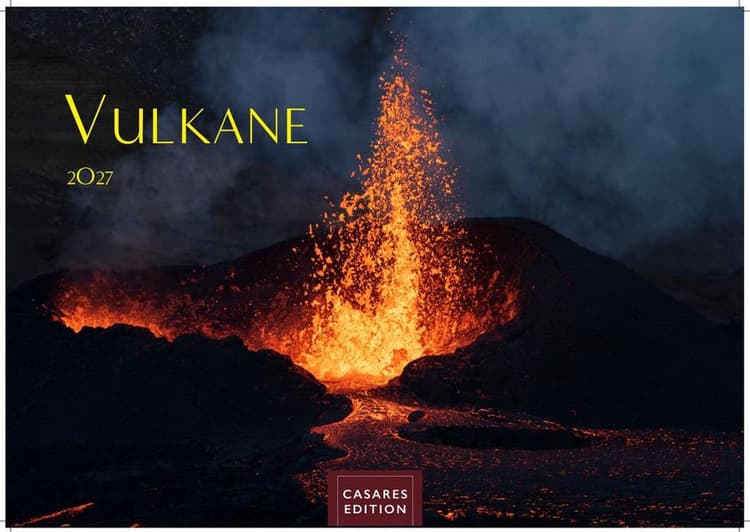 Vulkane Kalender 2027 - Wandkalender | Fotokalender Naturkalender 24x35cm | . mit atemberaubenden Vulkan- und Naturfotografien | Perfekt für Vulkanliebhaber & Naturschätze