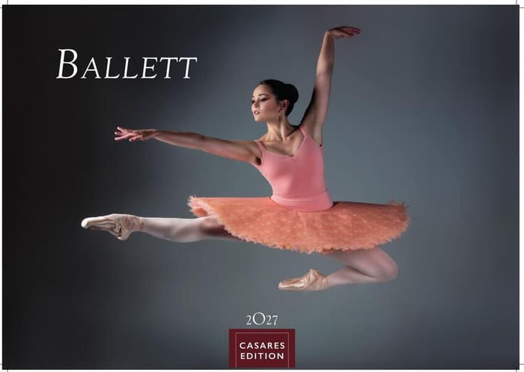 Ballett Kalender 2027 - Wandkalender | Fotokalender | Tanzkalender Kunst 24x35cm - Eleganter Ballett - Ästhetik & Ballettkunst für jeden Monat