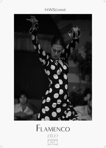 Flamenco schwarz-weiss Kalender 2027 - Wandkalender | Fotokalender | Tanzkalender| Spanien 42x59cm - . mit eindrucksvollen Flamenco-Fotos, Tanz & Musik - Für Fans spanischer Kultur & Andalusien