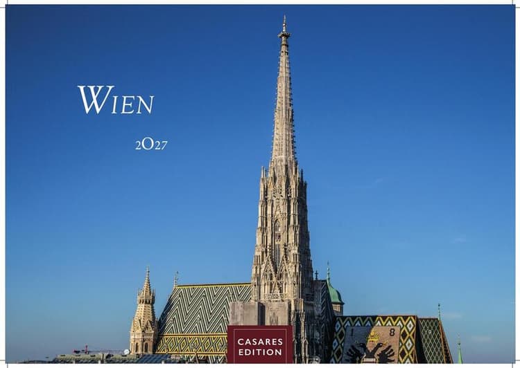 Wien Kalender 2027 - Wandkalender | Fotokalender | Österreich Kalender | Alpenländer 50x35cm Grosses Format - Beeindruckende Bilder von Wien's schönsten Sehenswürdigkeiten