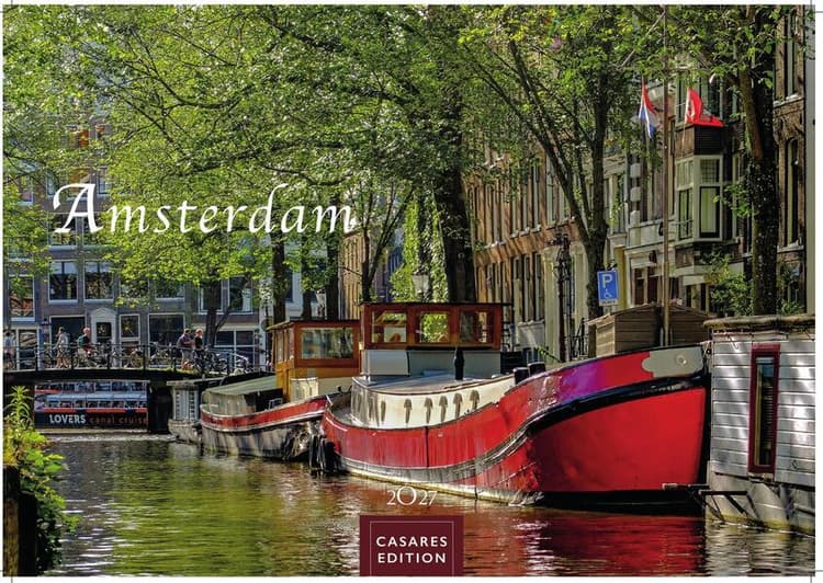 Amsterdam Kalender 2027 - Wandkalender | Fotokalender |Niederlande |Mitteleuropa 24x35cm - Atemberaubende Fotos von Amsterdams Sehenswürdigkeiten, Kanälen und kulturellen Highlights