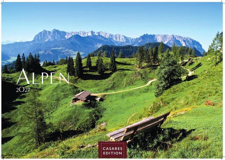 Alpen Kalender 2027 - Wandkalender | Fotokalender | Alpenkalender | Alpenländer 24x35cm - Hochwertiger . mit atemberaubenden Bergmotiven, Perfekt für Naturliebhaber & Bergfans"
