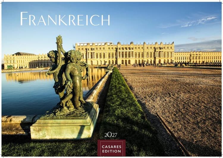 Frankreich Kalender 2027 - Wandkalender | Fotokalender Frankreich 35x50cm Grosses Format - 12 beeindruckende Highlights von der Schönheit Frankreichs