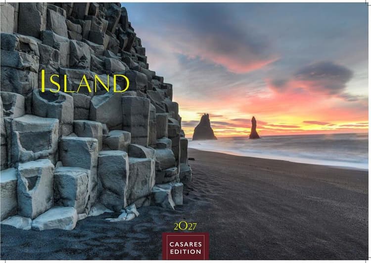 Island Kalender 2027 - Wandkalender | Fotokalender Naturkalender 35x50cm Grosses Format - Hochwertiger . mit atemberaubenden Island-Landschaften