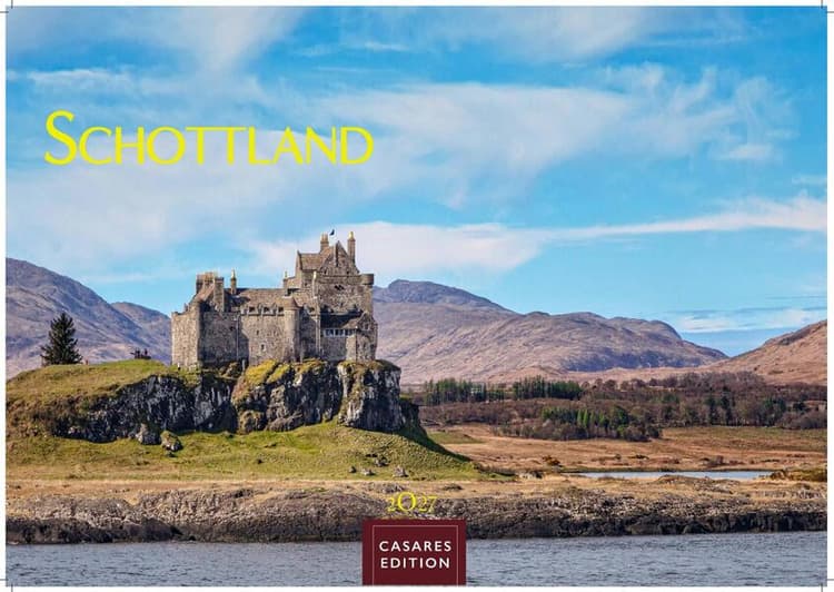 Schottland Kalender 2027 - Wandkalender | Fotokalender England 35x50cm Grosses Format - Faszinierende Bilder von schottischen Highlands, Lochs, Küsten und Nationalparks