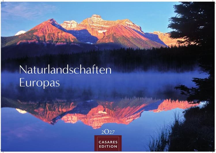 Naturlandschaften Europas Kalender 2027 - Wandkalender | Fotokalender Naturkalender 35x50cm Grosses Format - mit atemberaubenden Naturbildern, Naturerlebnis Europa,für Naturfreunde
