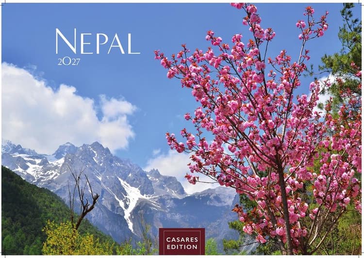 Nepal Kalender 2027 - Wandkalender | Fotokalender Asien 24x35cm - Atemberaubende Fotos der Himalaya-Gipfel, Tempel und heiligen Stätten Nepals