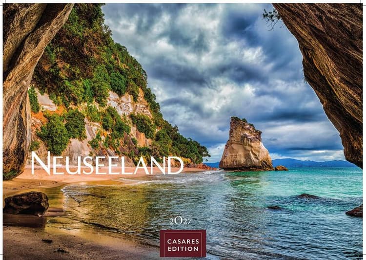 Neuseeland Kalender 2027 - Wandkalender | Fotokalender Ozeanien 35x50cm - Bildkalender mit atemberaubenden Naturaufnahmen, perfekt für Reisefans & Neuseeland-Liebhaber