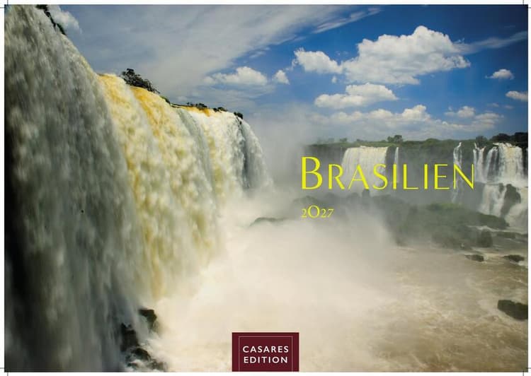 Brasilien Kalender 2027 - Wandkalender | Fotokalender Südamerika 24x35cm - Bildkalender mit beeindruckenden Fotos von Regenwald, Küste & Metropolen für Fernweh & Fans