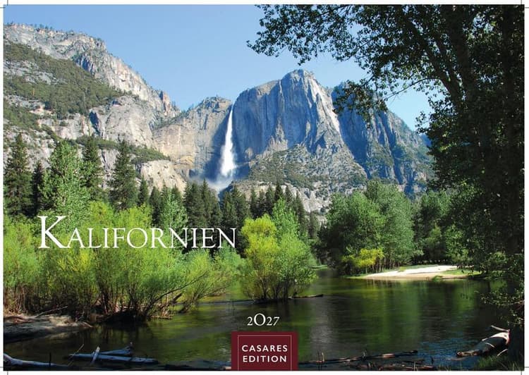 Kalifornien Kalender 2027 - Wandkalender | Fotokalender Nordamerika 35x50cm - Faszinierende Westküste mit ikonischen Motiven von Küste, Wüste und Metropolen
