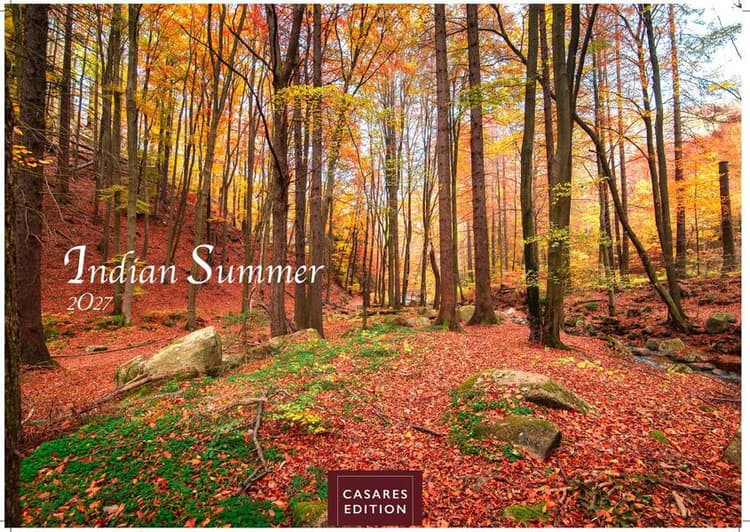 Indian Summer Kalender 2027 - Wandkalender | Fotokalender Nordamerika 24x35cm - Leuchtende Herbstfarben Nordamerikas in stimmungsvollen Bildern für deine Wand