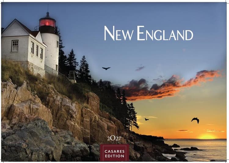 New England Kalender 2027 - Wandkalender | Fotokalender Nordamerika 35x50cm | mit 12 großformatigen Bildern dieser Region in Spitzenqualität