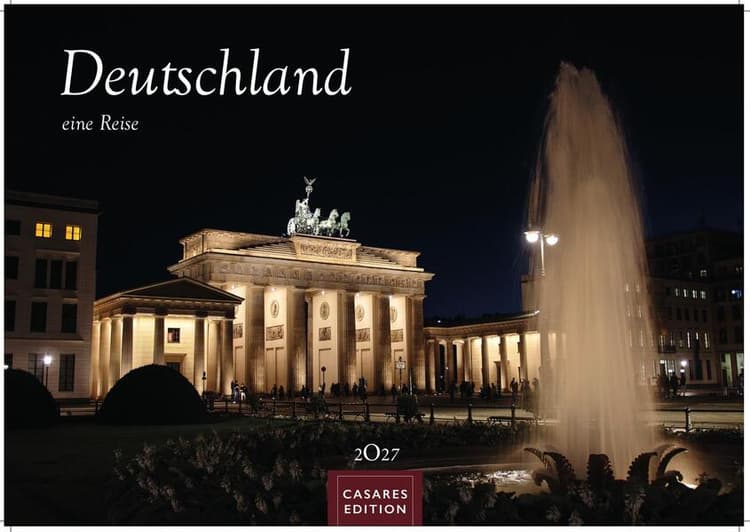 Deutschland Kalender 2027 - Wandkalender | Fotokalender Deutschland 50x35cm | mit 12 beeindruckenden Landschafts- und Städtemotiven von Nordsee bis Alpen