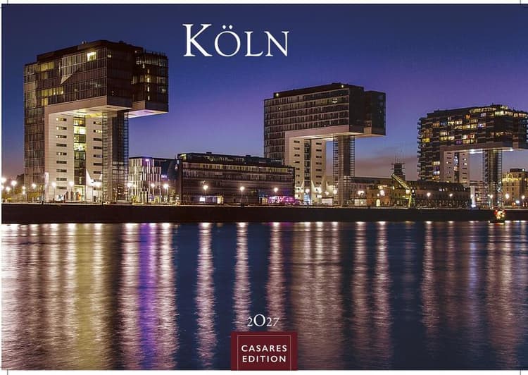 Köln Kalender 2027 - Wandkalender | Fotokalender Deutschland 24x35cm - beeindruckende Fotos vom Dom, Rhein & Altstadt