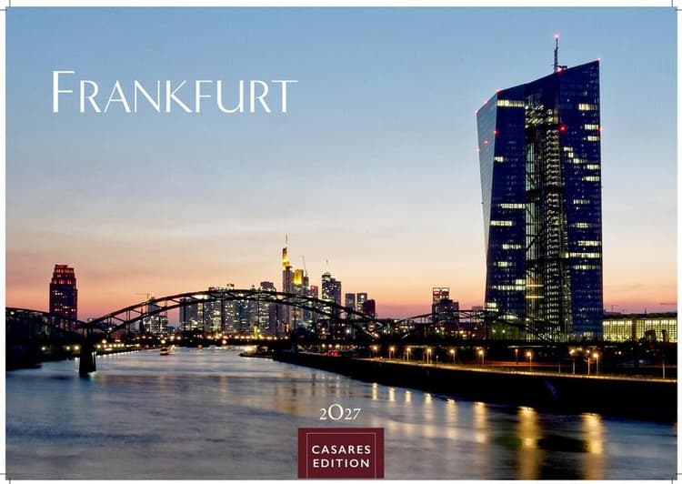 Frankfurt Kalender 2027 - Wandkalender | Fotokalender Deutschland 50x35cm - faszinierende Stadtansichten der Mainmetropole mit 12 großformatigen Bildern