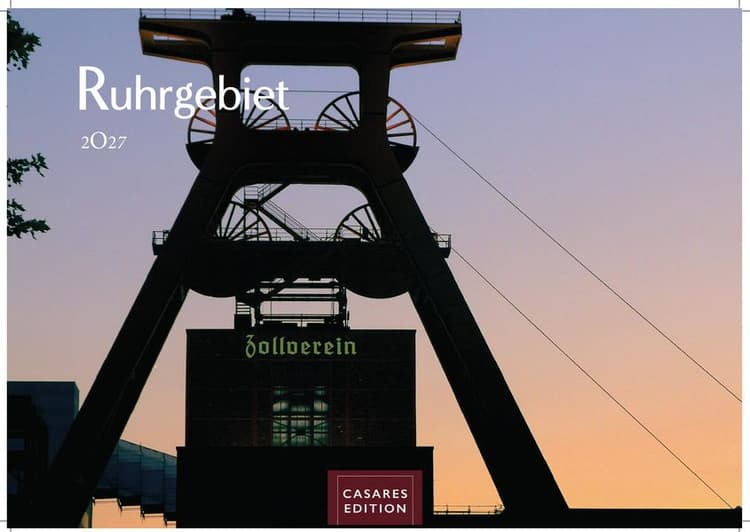 Ruhrgebiet Kalender 2027 - Wandkalender | Fotokalender Deutschland 35x50cm | beeindruckende Bilder von Zechen, Skylines & Landmarken, Düsburg, Essen,Bochum, Dortmund