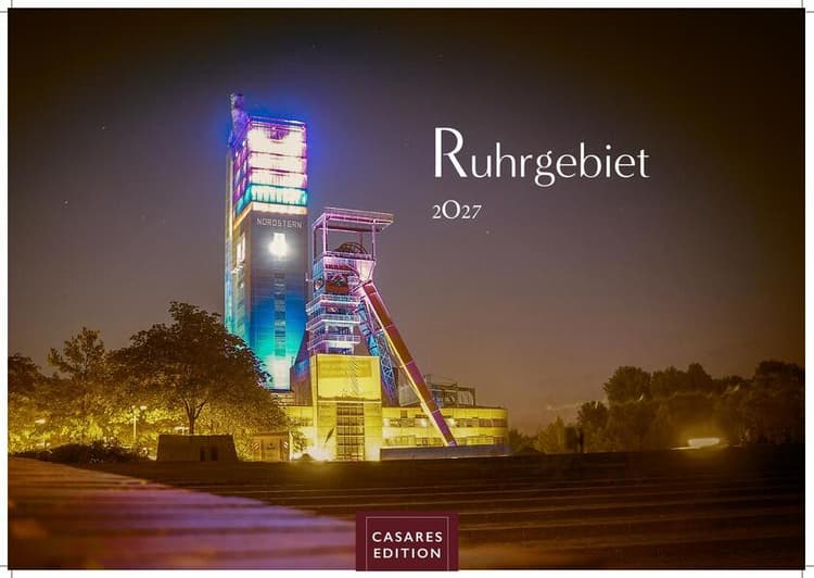 Ruhrgebiet Kalender 2027 - Wandkalender | Fotokalender Deutschland 24x35cm - beeindruckende Bilder von Zechen, Skylines & Landmarken, Düsburg, Essen,Bochum, Dortmund