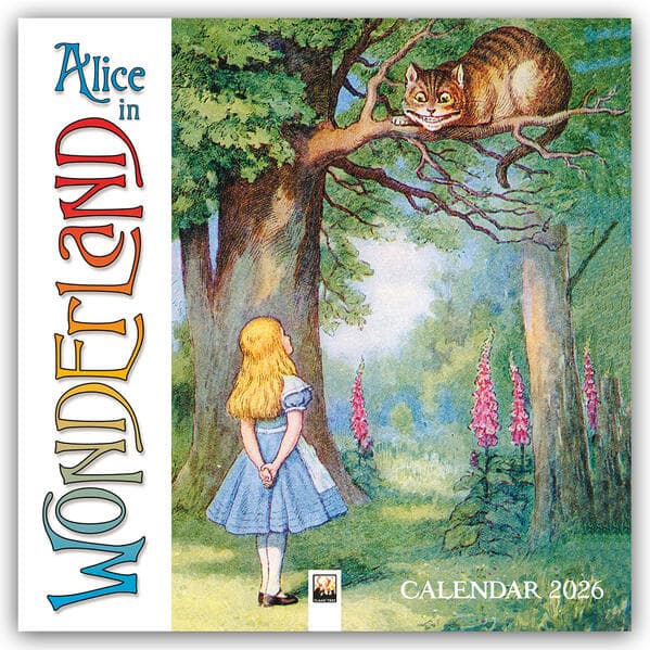 Alice's Adventures in Wonderland Wall Calendar 2026 (Art Calendar)