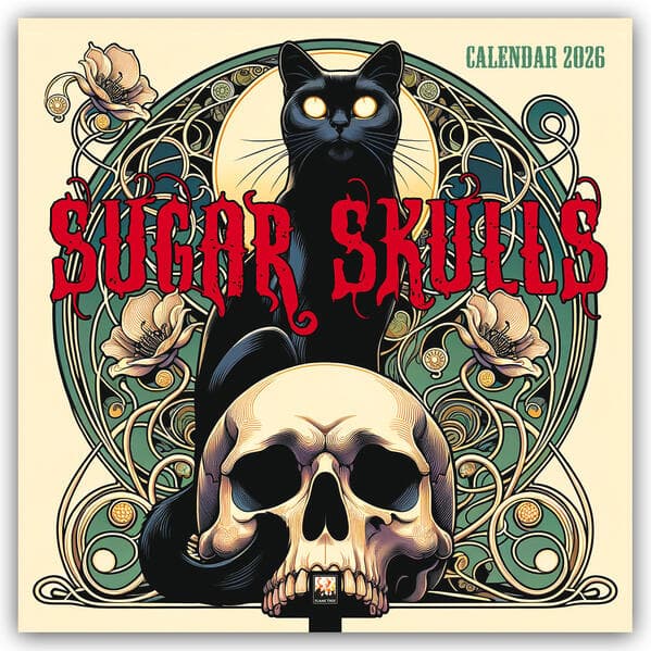 Sugar Skulls Wall Calendar 2026 (Art Calendar)
