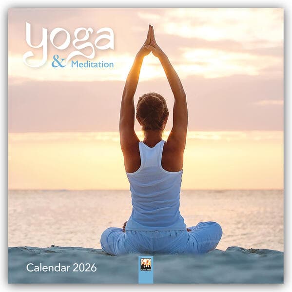 Yoga & Meditation Wall Calendar 2026 (Art Calendar)