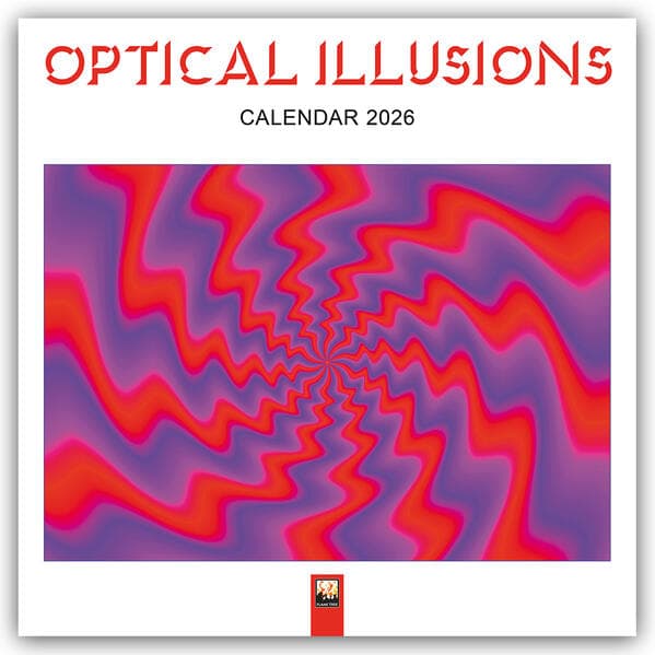 Optical Illusions Wall Calendar 2026 (Art Calendar)