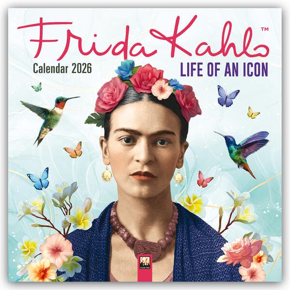 Frida Kahlo: Life of an Icon Wall Calendar 2026 (Art Calendar)