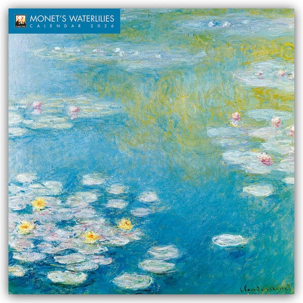 Monet's Waterlilies Wall Calendar 2026 (Art Calendar)