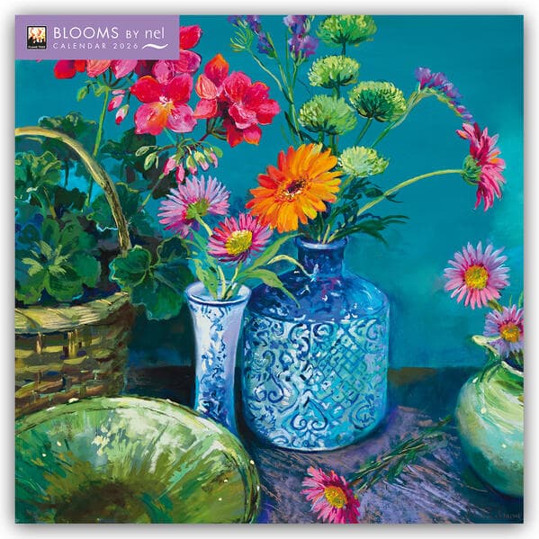 Blooms by Nel Whatmore Wall Calendar 2026 (Art Calendar)