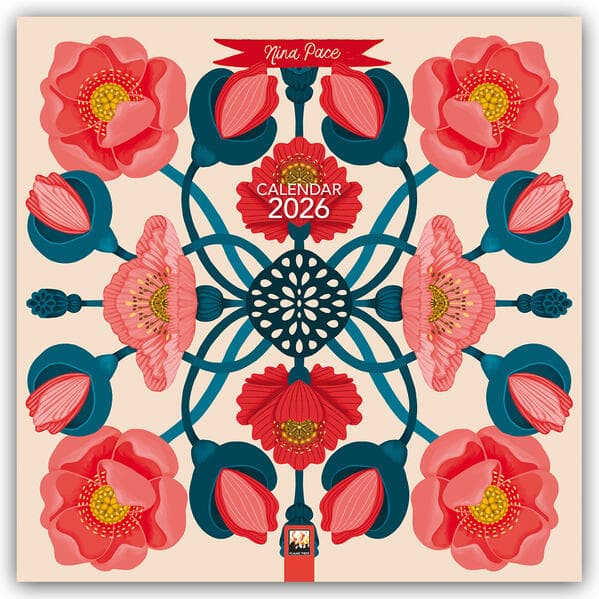 Nina Pace Wall Calendar 2026 (Art Calendar)