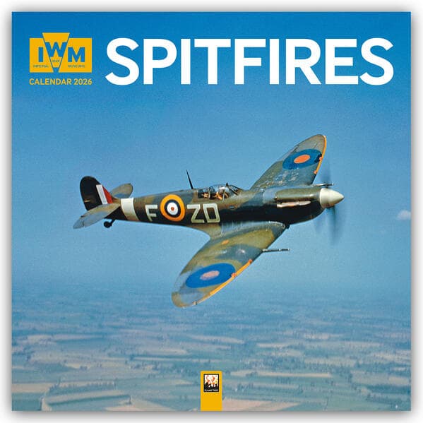 Imperial War Museums: Spitfires Wall Calendar 2026 (Art Calendar)