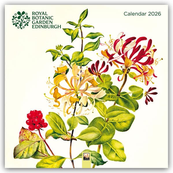Royal Botanic Garden Edinburgh Wall Calendar 2026 (Art Calendar)