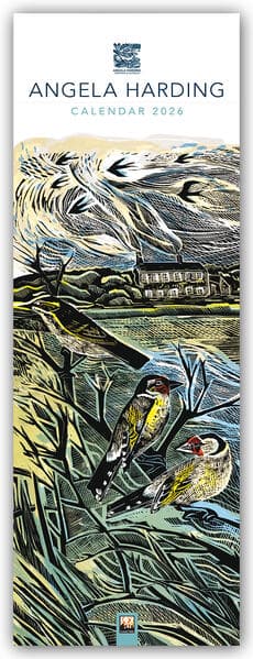 Angela Harding Slim Calendar 2026 (Art Calendar)