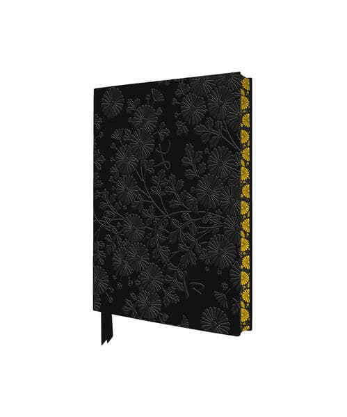 Uematsu Hobi: Box Decorated with Chrysanthemums Artisan Art Pocket Notebook (Flame Tree Journals)