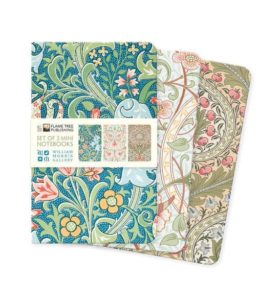 William Morris Gallery Set of 3 Mini Notebooks