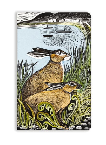 Angela Harding: Rathlin Hares (Soft Touch Journal)