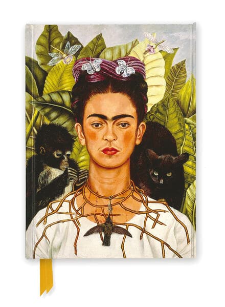 Frida Kahlo: Self Portrait with Thorn Necklace and Hummingbird (Foiled Journal)