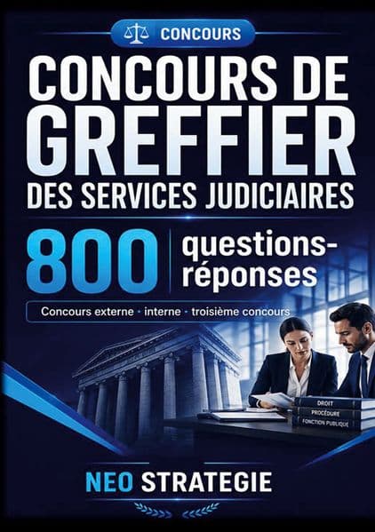 Concours de greffier des services judiciaires