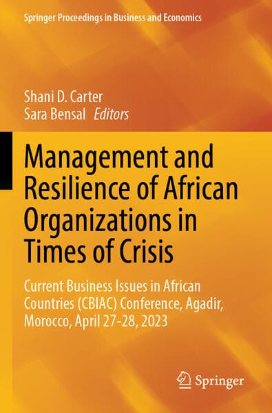 Management and Resilience of African Organizations in Times of Crisis