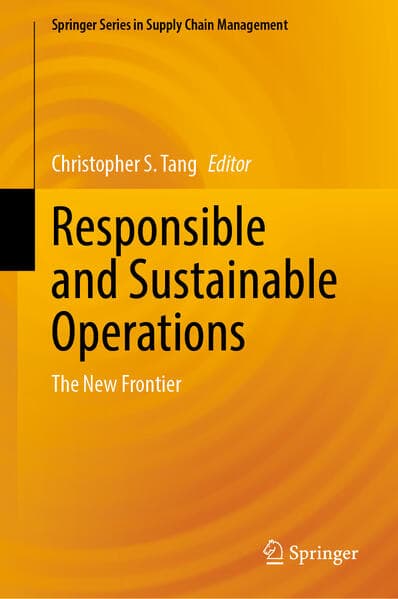 Responsible and Sustainable Operations