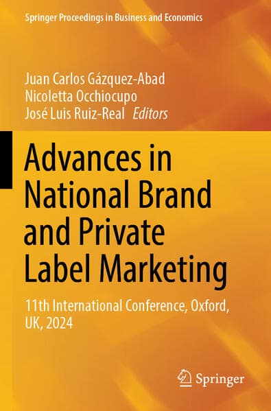 Advances in National Brand and Private Label Marketing