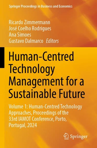 Human-Centred Technology Management for a Sustainable Future