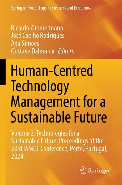 Human-Centred Technology Management for a Sustainable Future