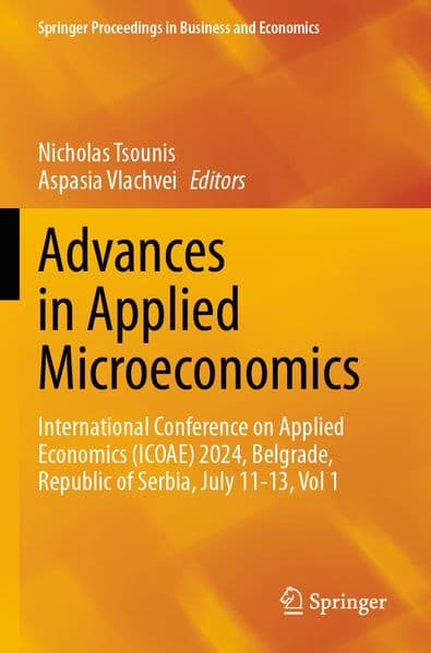 Advances in Applied Microeconomics