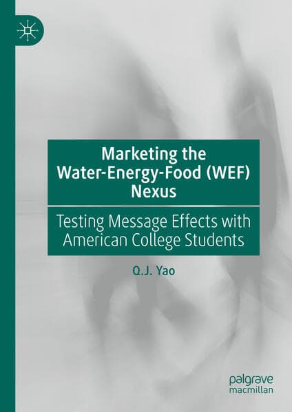 Marketing the Water-Energy-Food (WEF) Nexus
